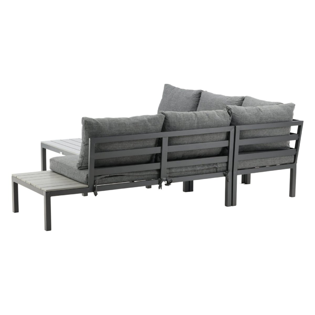 Nest of Nora Hoek loungeset aluminium met kussens – Donkergrijs - Afbeelding 4