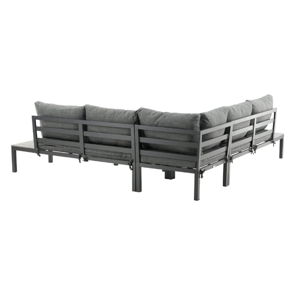 Nest of Nora Hoek loungeset aluminium met kussens – Donkergrijs - Afbeelding 6