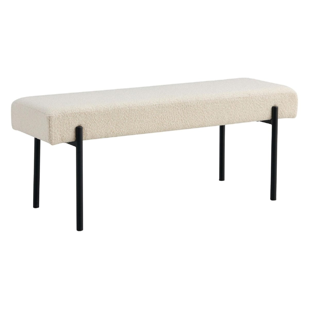 Nest of Nora Halbank Mila – bouclé 100x36x42,5 cm – Wit - Afbeelding 3