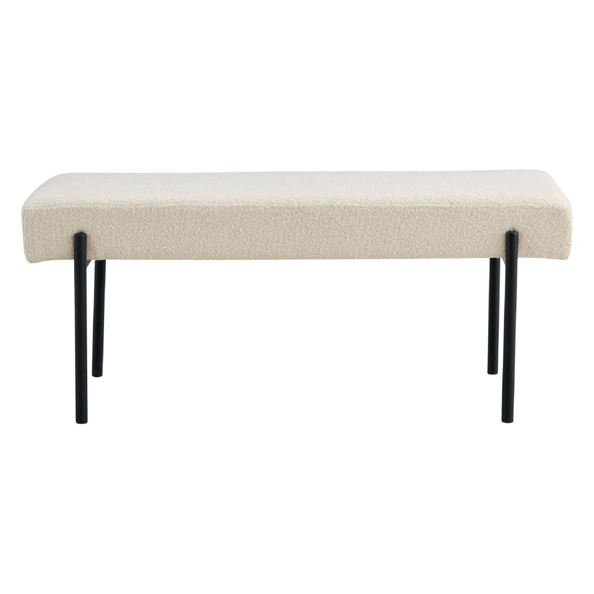 Nest of Nora Halbank Mila – bouclé 100x36x42,5 cm – Wit