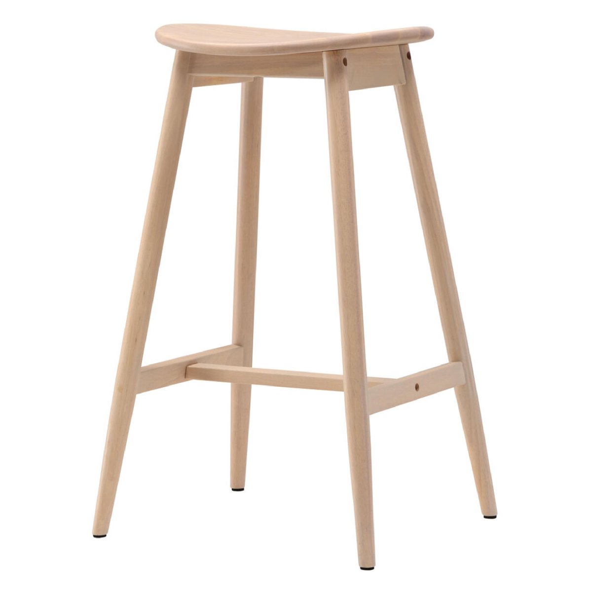 QUVIO Vira Barkruk – Whitewash Hout – Duurzaam en Comfortabel Design - Afbeelding 3