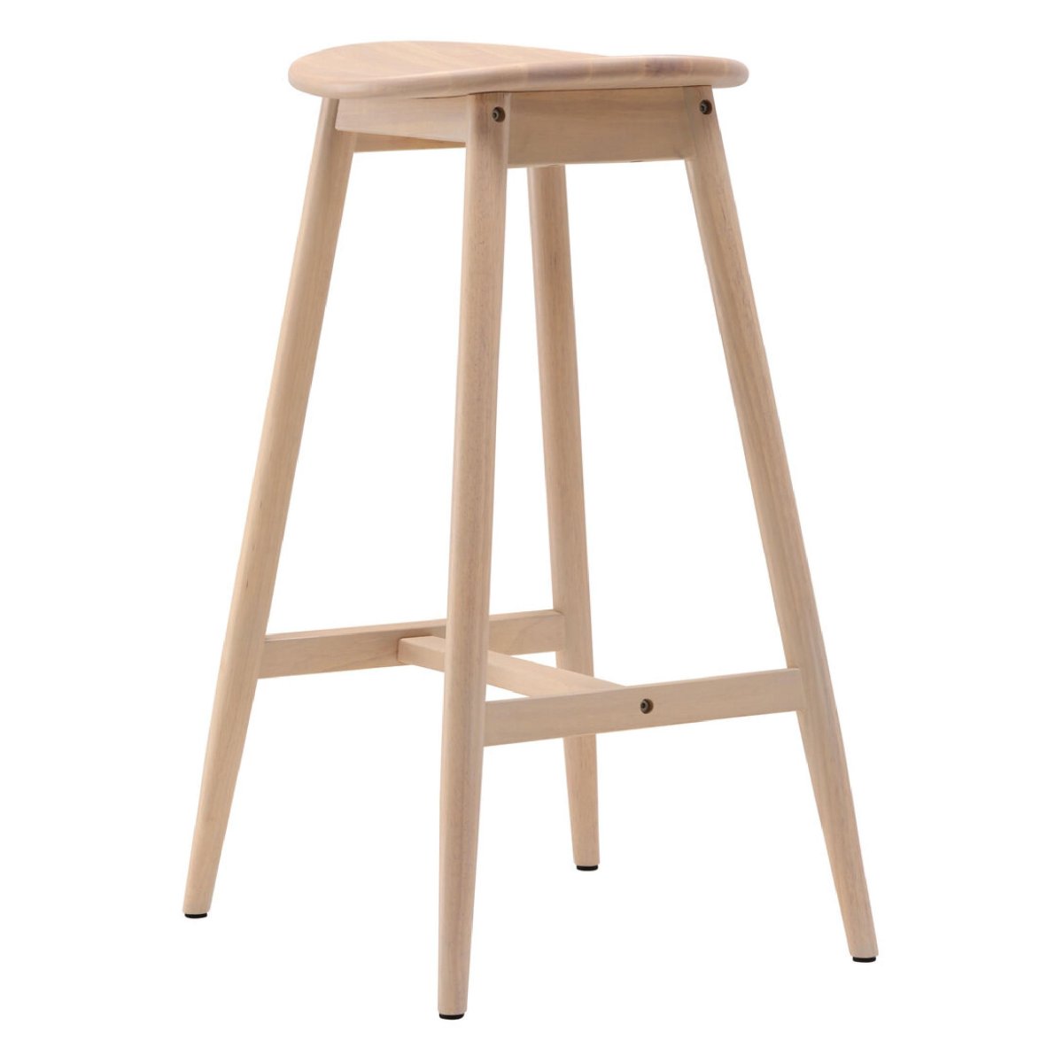 QUVIO Vira Barkruk – Whitewash Hout – Duurzaam en Comfortabel Design - Afbeelding 4