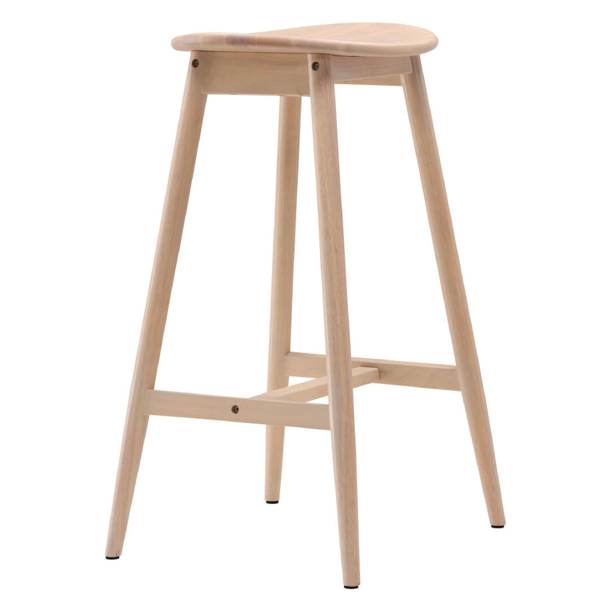 QUVIO Vira Barkruk – Whitewash Hout – Duurzaam en Comfortabel Design - Afbeelding 6