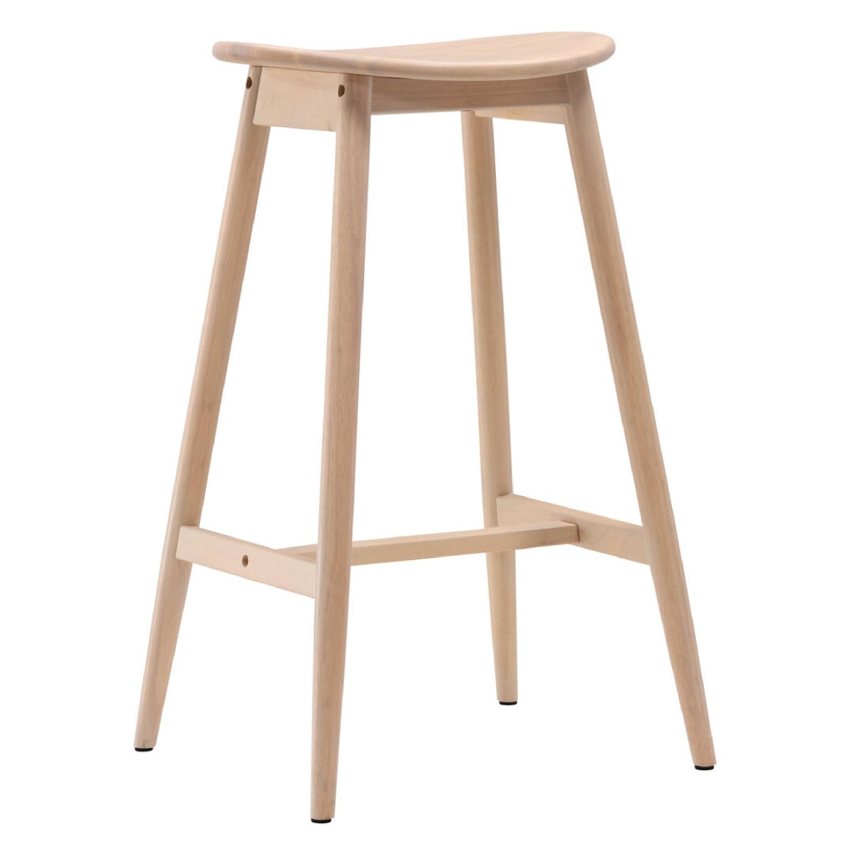 QUVIO Vira Barkruk – Whitewash Hout – Duurzaam en Comfortabel Design - Afbeelding 7