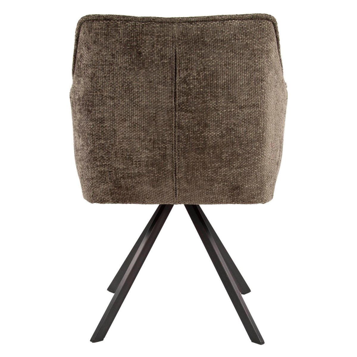 Set van 2 – Nest of Nora Eetkamerstoelen Elda – Met armleuning en draaibaar – Taupe - Afbeelding 4