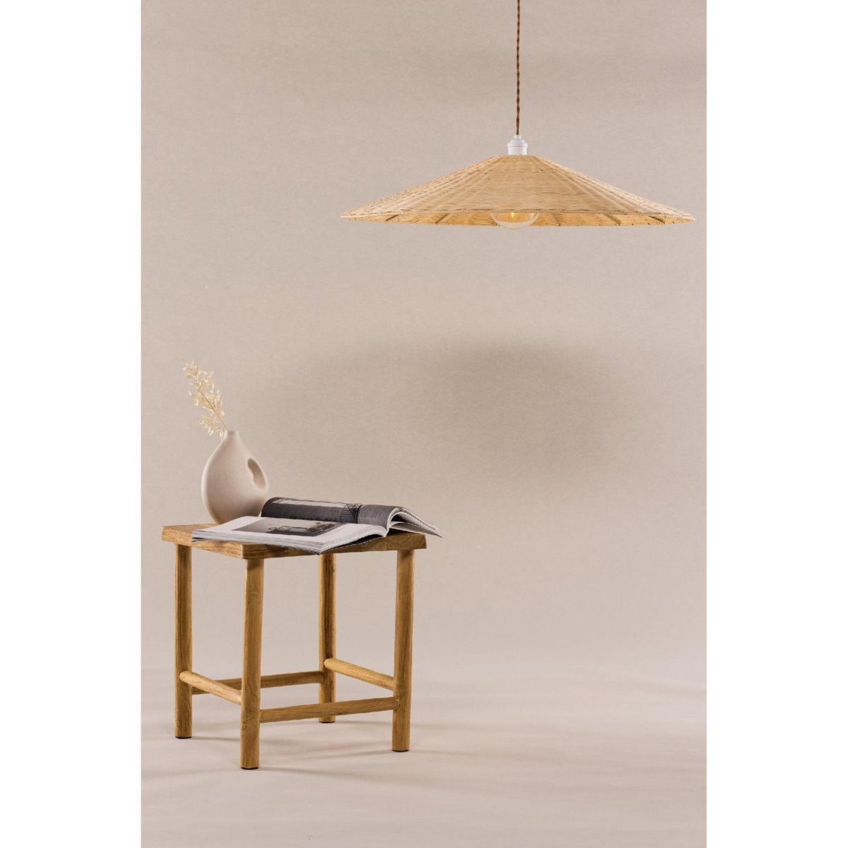 Nest of Nora Rotan hanglamp rond – Nature - Afbeelding 9