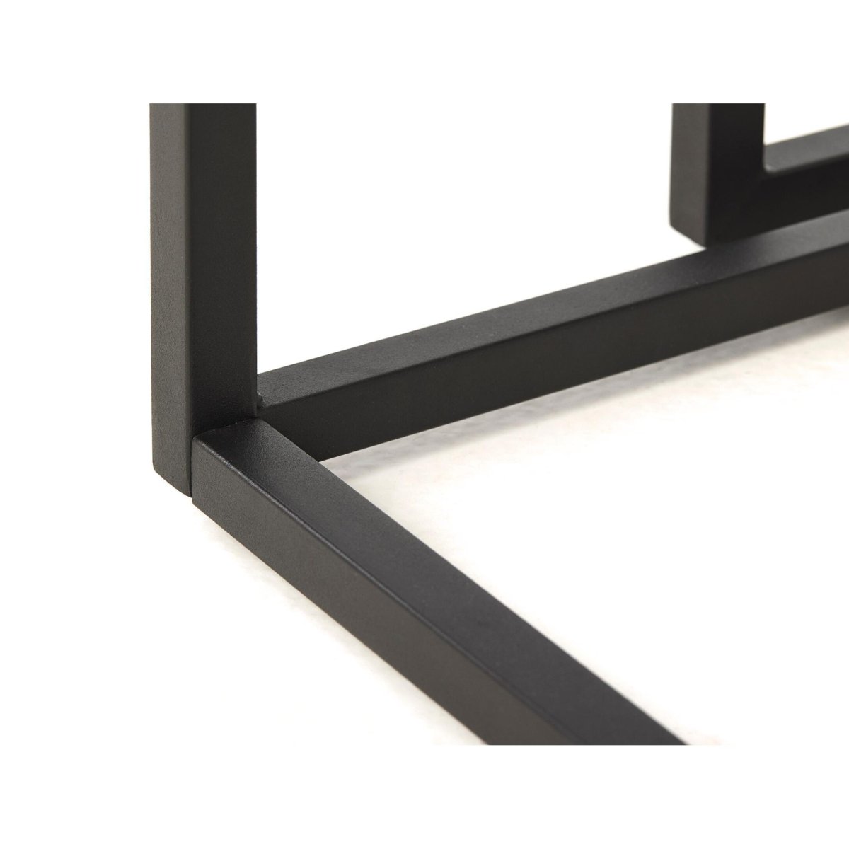 Nest of Nora Salontafel set van 2 Alma – Nestbaar – Eiken melamine met metalen poten – 50x50cm – Naturel - Afbeelding 6