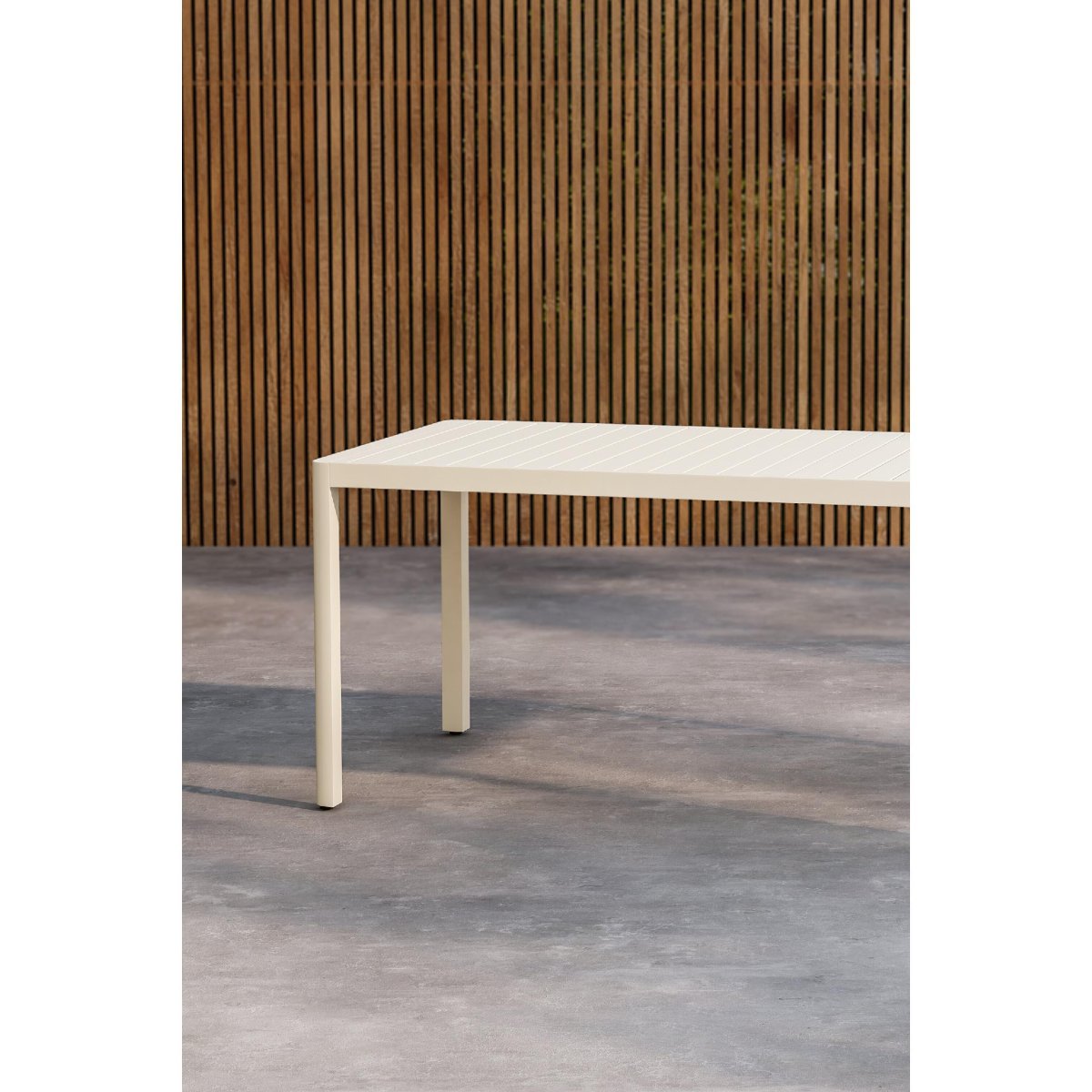 Nest of Nora Aluminium tuintafel Liva – rechthoekig 150×85 – Weerbestendig – Beige - Afbeelding 9