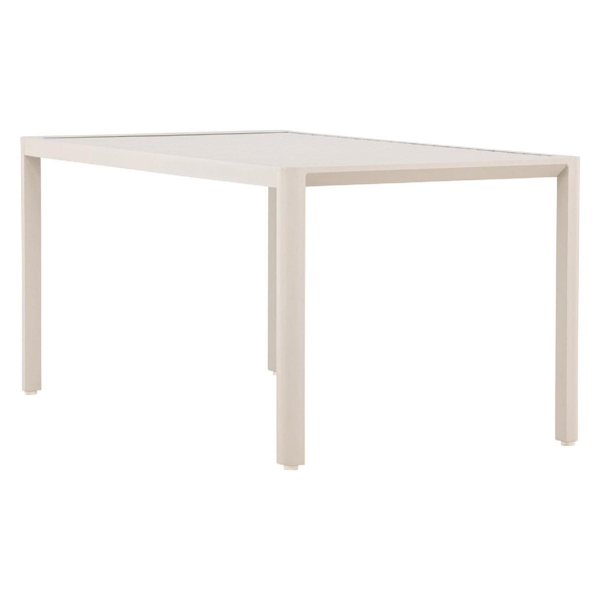 Nest of Nora Aluminium tuintafel Liva – rechthoekig 150×85 – Weerbestendig – Beige - Afbeelding 4
