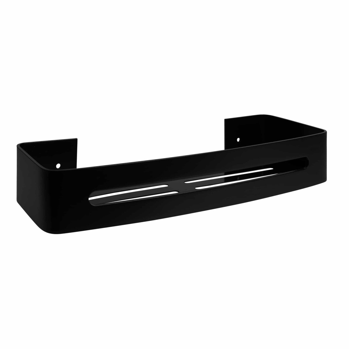 QUVIO Badkamerplanchet – Doucherek – 13 x 32,5 x 9 cm – Zwart - Afbeelding 3