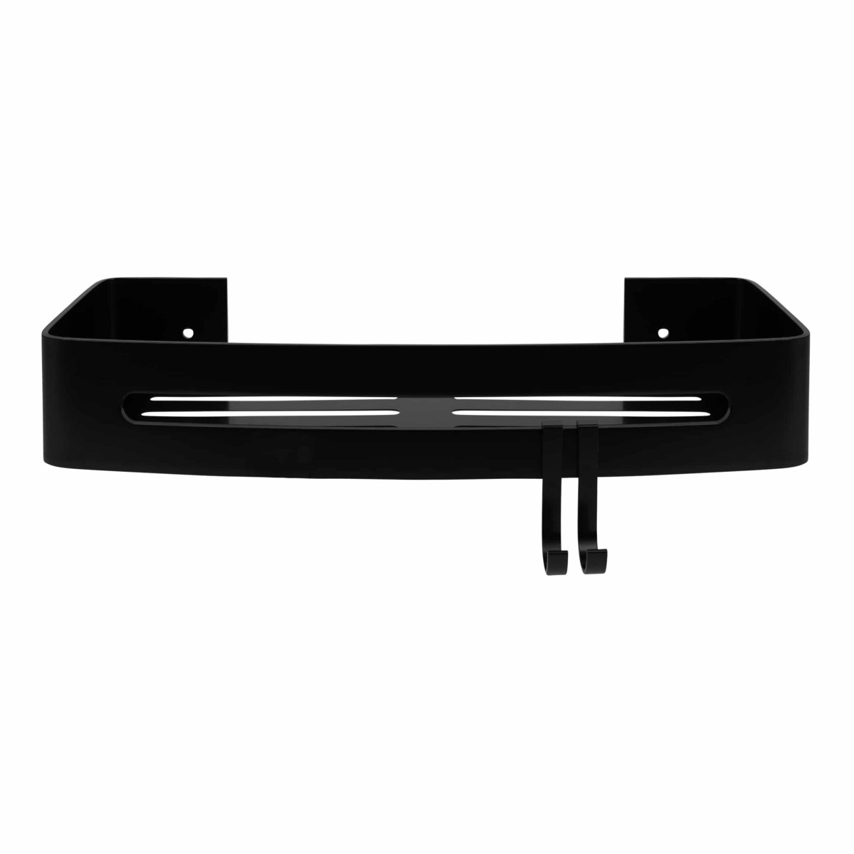 QUVIO Badkamerplanchet – Doucherek – 13 x 32,5 x 9 cm – Zwart - Afbeelding 5