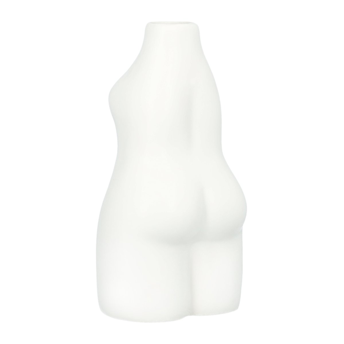 QUVIO Vaas – Keramiek – Lichaam – Wit - Afbeelding 6