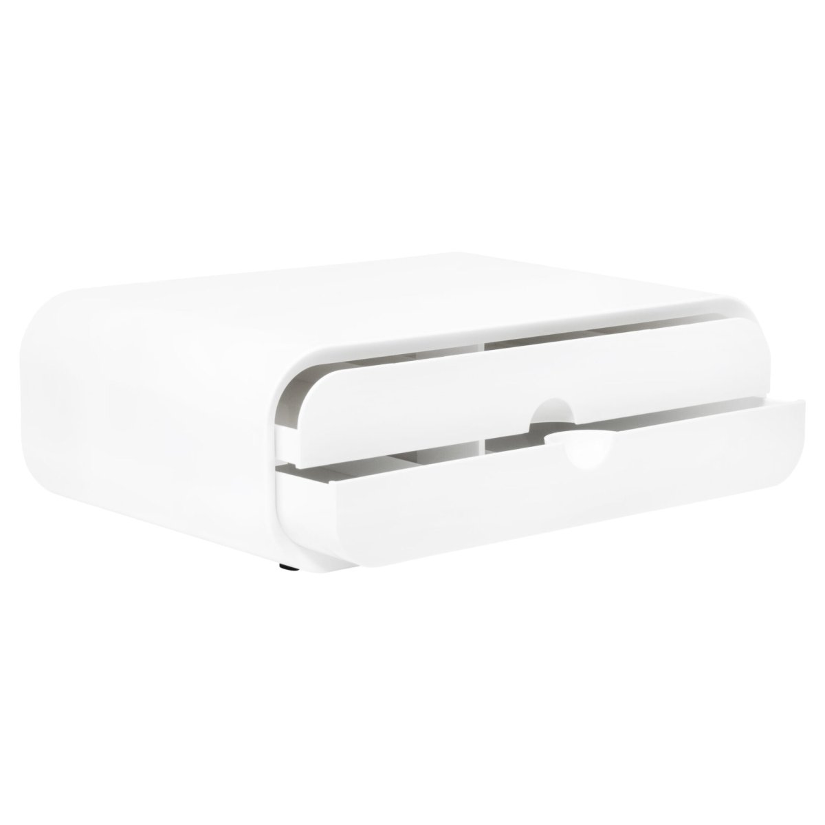 QUVIO Monitorstandaard – Incl. 2 Opberglades - Afbeelding 5