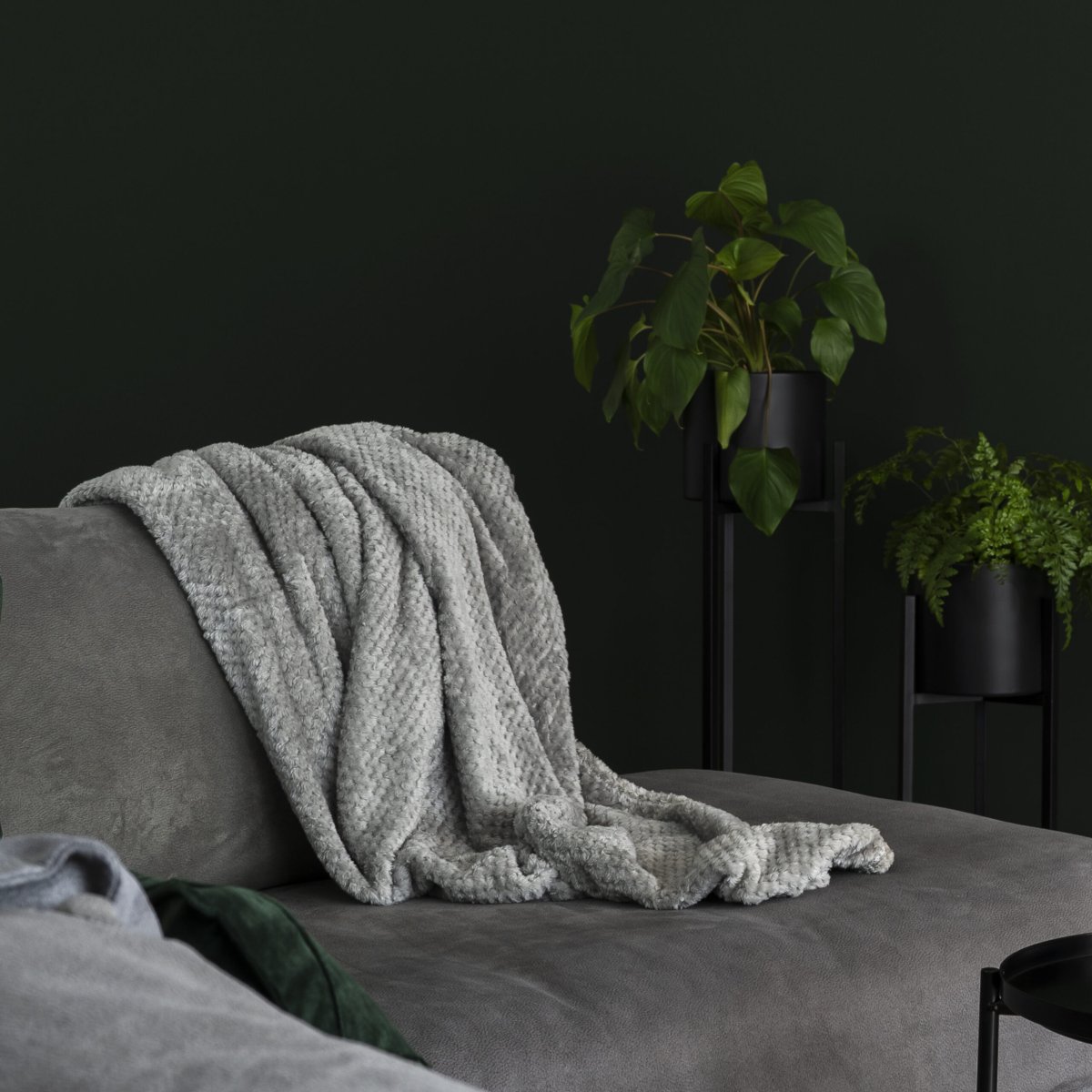 QUVIO Plaid – Fleece deken – 200 x 230 cm - Afbeelding 4