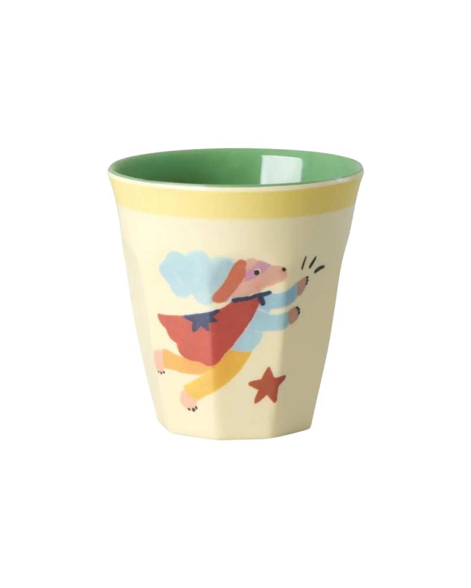 RICE: Kleine Beker | Hero Print | Groen | Set van 6 - Afbeelding 5