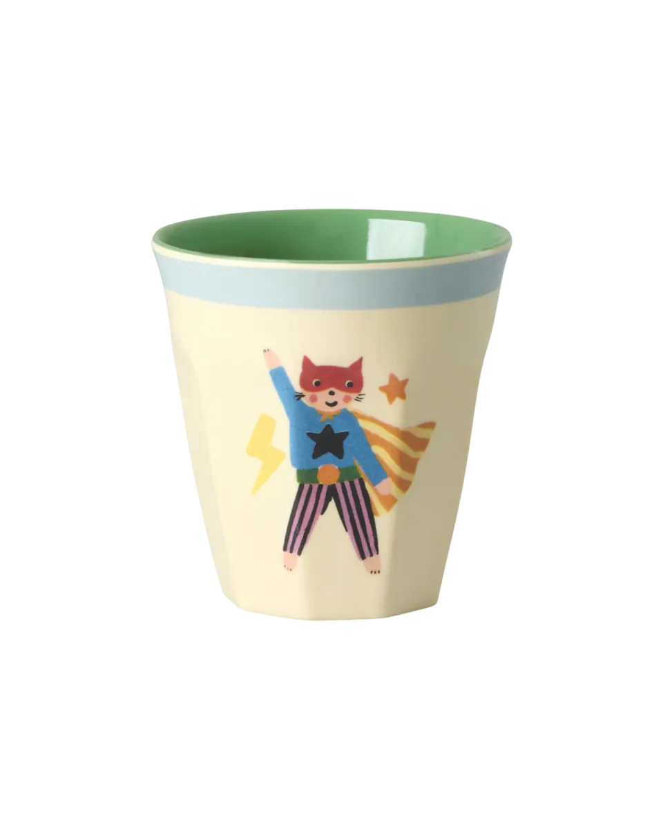 RICE: Kleine Beker | Hero Print | Groen | Set van 6 - Afbeelding 8