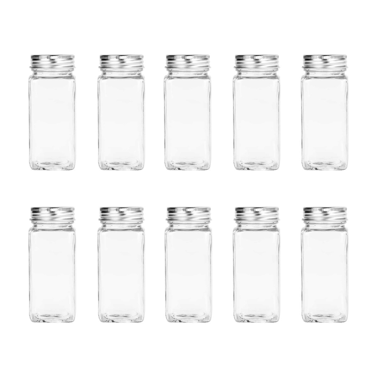 Krumble Kruidenpotjes set van 10 – Glas – 120 ml – Met deksel - Afbeelding 2