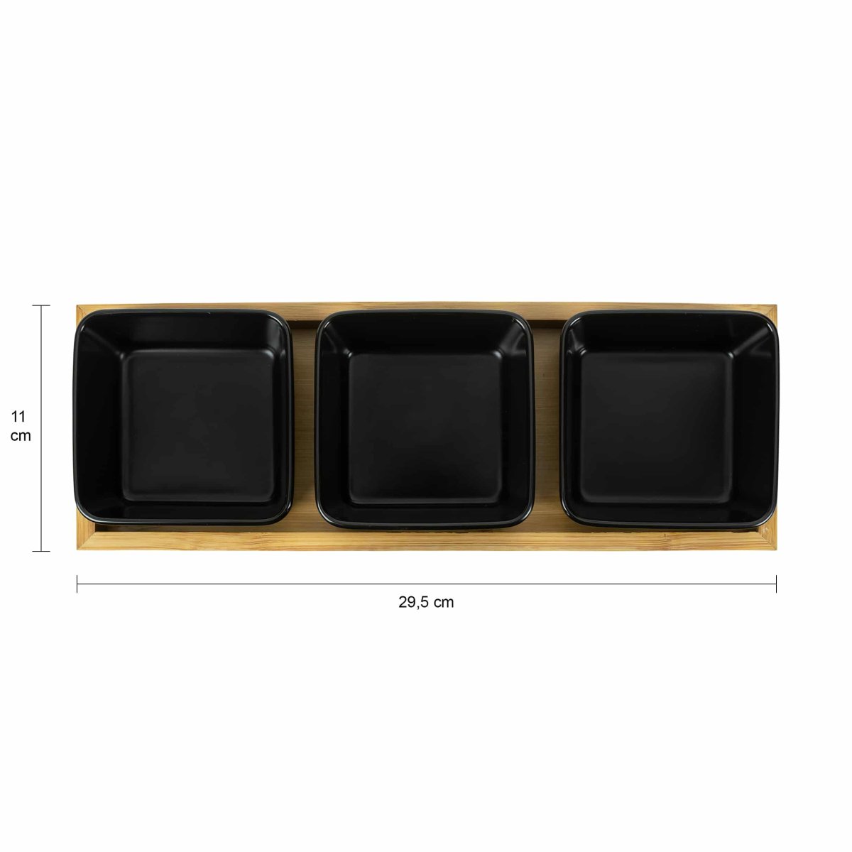 Krumble Tapasschaaltjes op houten plank – 3 delig - Afbeelding 5