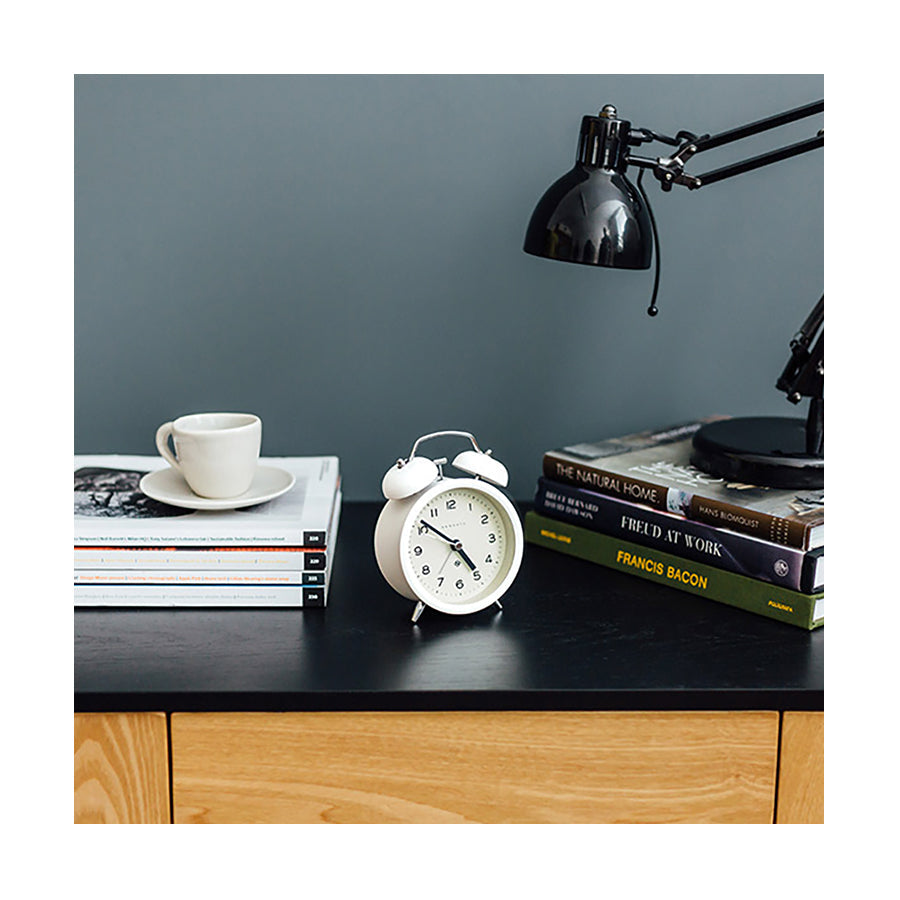 Newgate Echo Alarm Clock in White - Afbeelding 5
