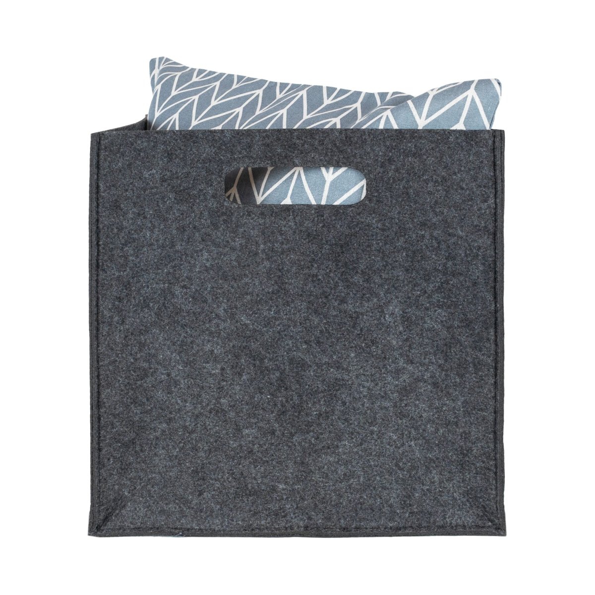 QUVIO Opbergbak vierkant – Vilt – 31 x 31 x 32 cm - Afbeelding 3