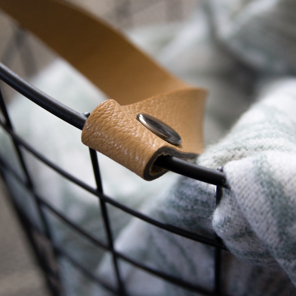 QUVIO Opbergmand draadstaal – Klein – 32 x 32 x 33 cm - Afbeelding 9