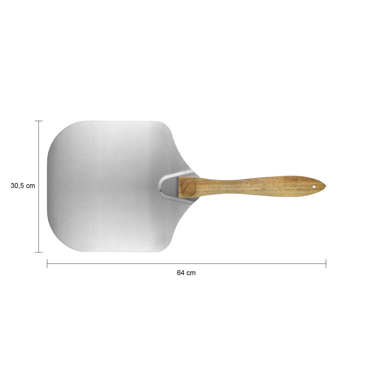 Krumble Pizzaschep – RVS – Vierkant - Afbeelding 3