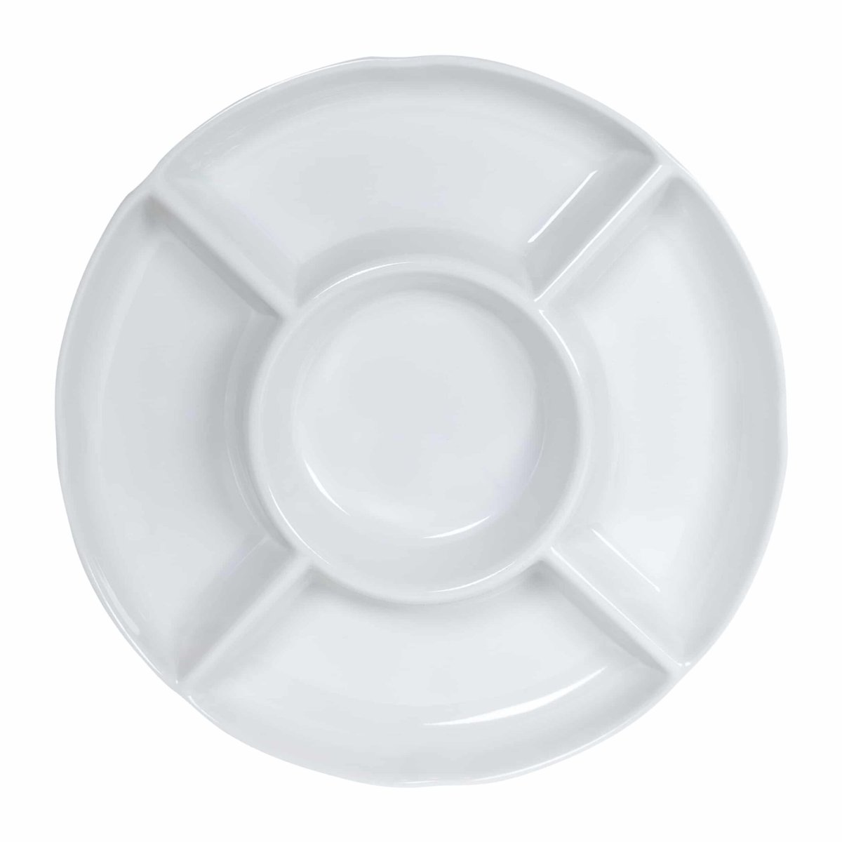 Krumble Tapasbord met 5 vakken – Wit – Klein