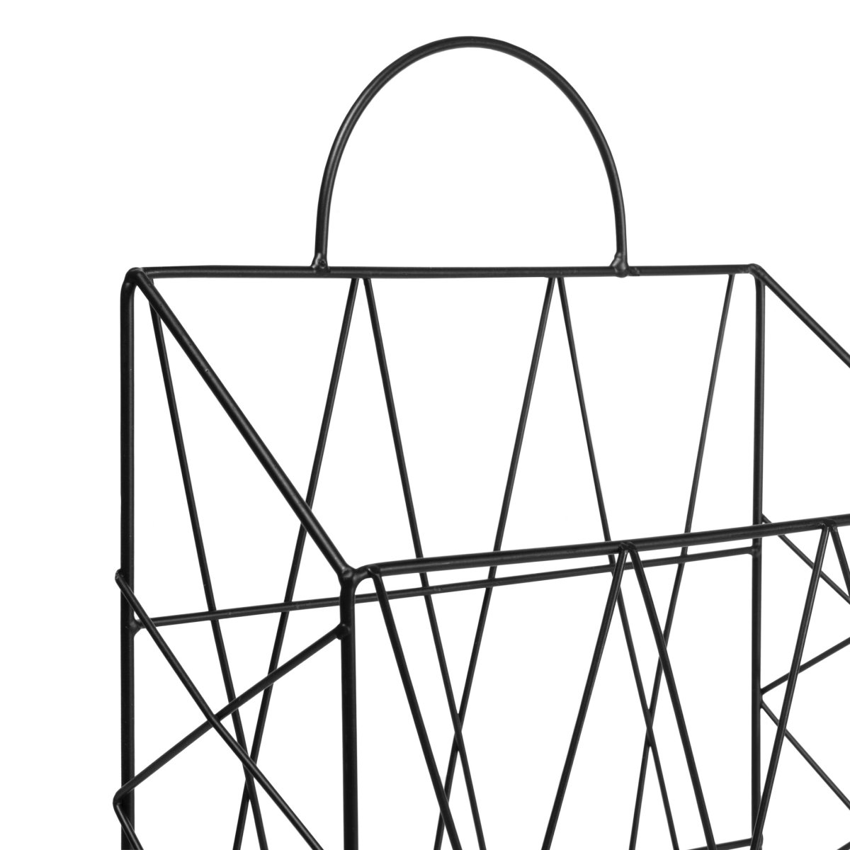 QUVIO Tijdschriftenrek voor wandmontage – Draadstaal – 10.5 x 25 x 37 cm - Afbeelding 5