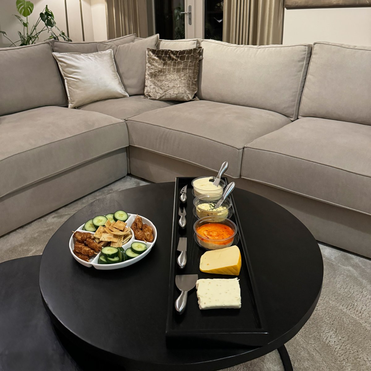 Krumble Tapasbord met 5 vakken – Wit – Klein - Afbeelding 8