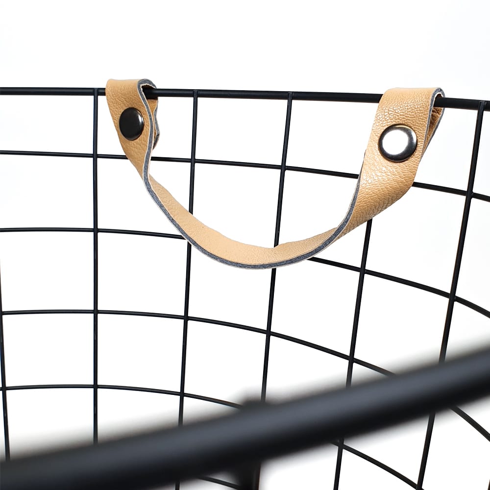 QUVIO Opbergmand draadstaal – Klein – 32 x 32 x 33 cm - Afbeelding 4