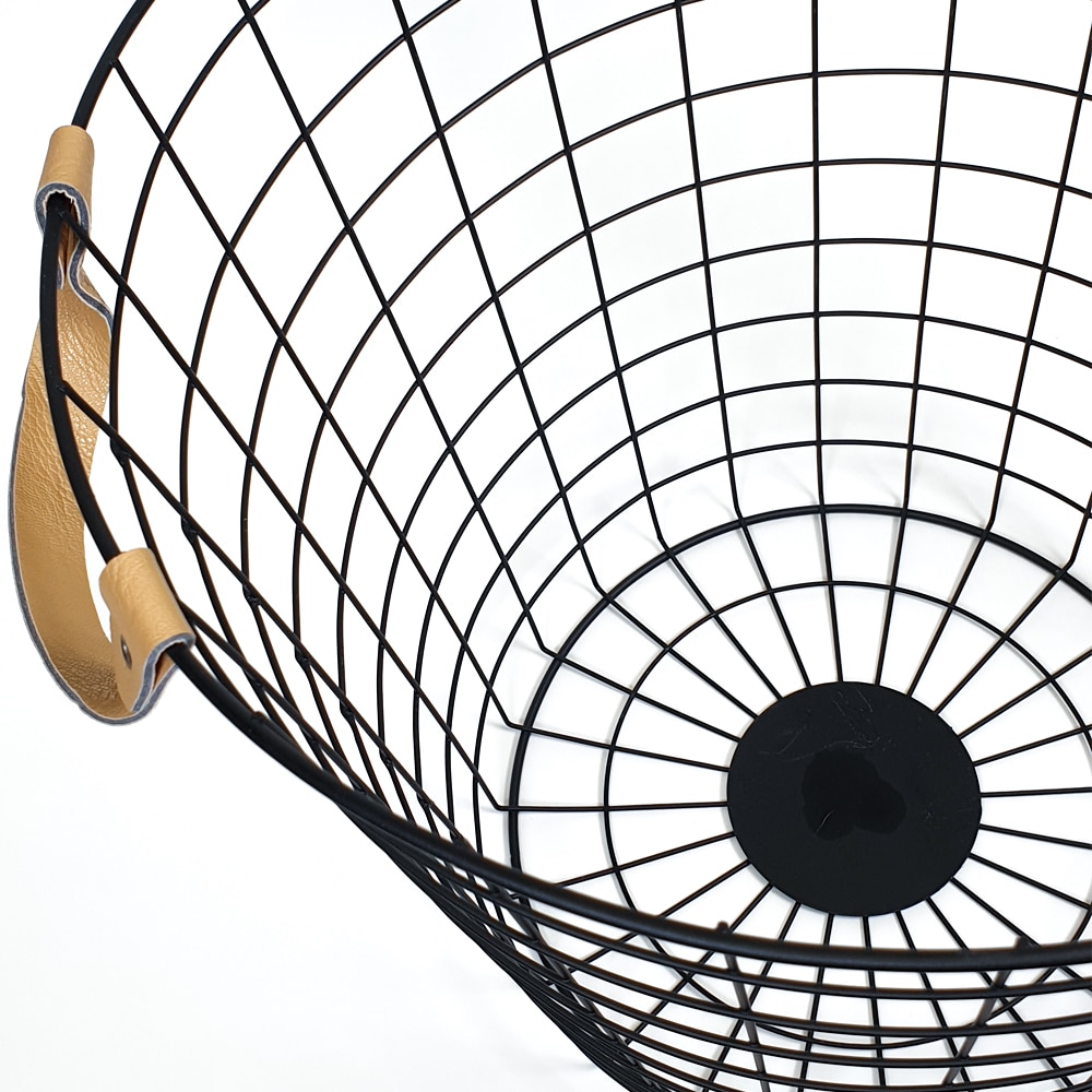 QUVIO Opbergmand draadstaal – Klein – 32 x 32 x 33 cm - Afbeelding 3