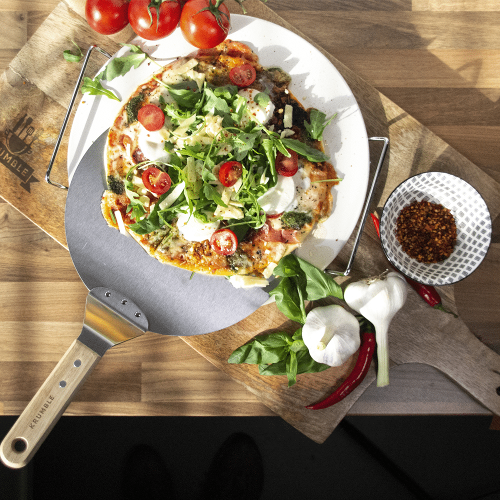Krumble Pizzaschep – RVS – 25,5 cm diameter - Afbeelding 3